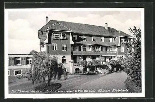 AK Bad Dürrheim / Schwarzwald, Kurhotel Hirschhalde