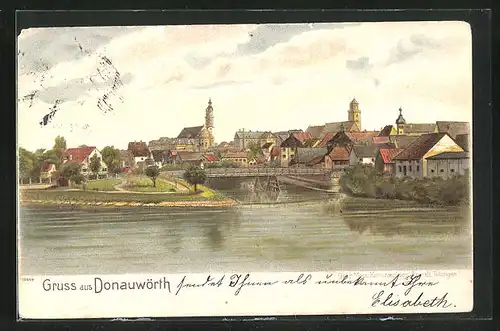 AK Donauwörth, Ortspanorama