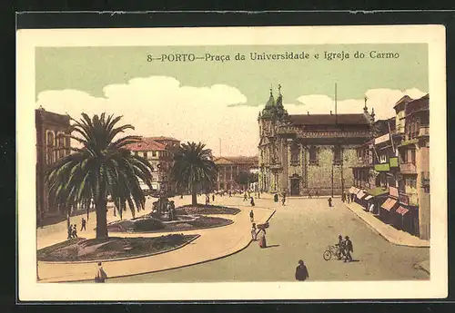 AK Porto, Praca da Universidade e Igreja do Carmo