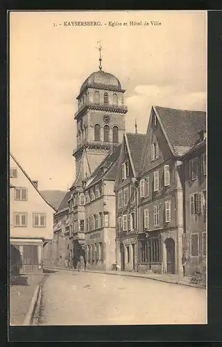 AK Kaysersberg, Eglise et Hotel de Ville