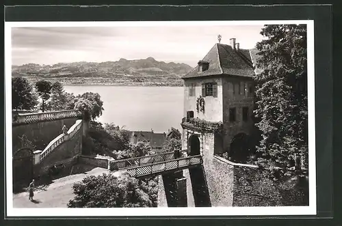 AK Meersburg /Bodensee, Schlossbrücke