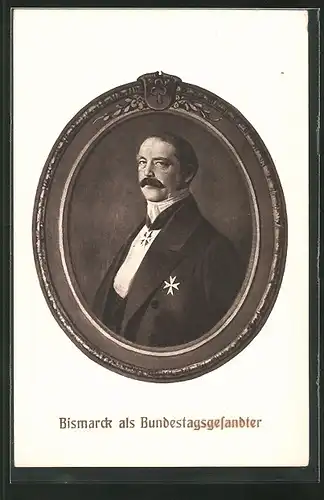 AK Bismarck als Bundestagsgesandter