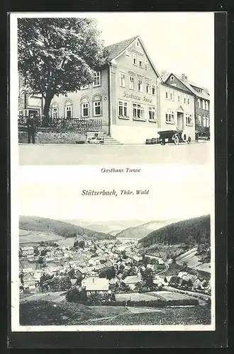 AK Stützerbach /Thür. Wald, Gasthaus Tanne, Teilansicht