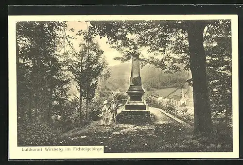 AK Wirsberg, Blick auf Denkmal und Kirche