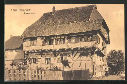 AK Pfullendorf, Ansicht vom ältesten Haus