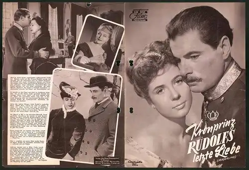 Filmprogramm DNF, Kronprinz Rudolf`s letzte Liebe, Rudolf Prack, Christiane Hörbiger-Wessely, Regie: Rudolf Jugert