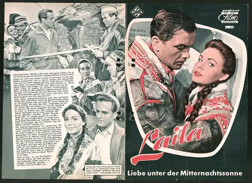 Filmprogramm DNF Nr. 4158, Laila, Erika Remberg, Joachim Hansen, Regie: Rolf Husberg