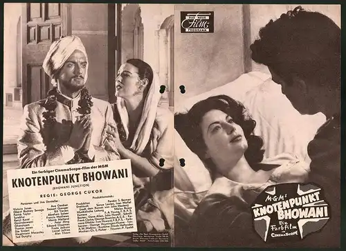 Filmprogramm DNF, Knotenpunkt Bhowani, Ava Gardner, Stewart Granger, Regie: George Cukor