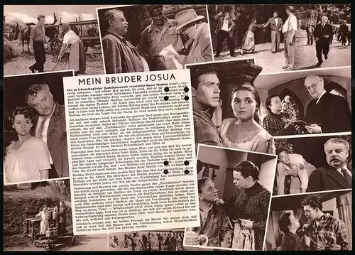 Filmprogramm DNF, Mein Bruder Josua, Willy A. Kleinau, Kenneth Spencer, Regie: Hans Deppe