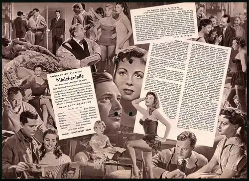 Filmprogramm DNF, Mädchenfalle, Ivan Desny, Francois Guérin, Regie: Leonide Moguy