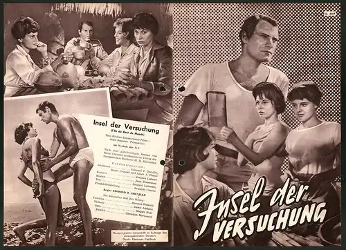 Filmprogramm Hausprogramm Nr. 4469, Insel der Versuchung, Rossana Podesta, Dawn Addams, Regie: Edmond T. Greville