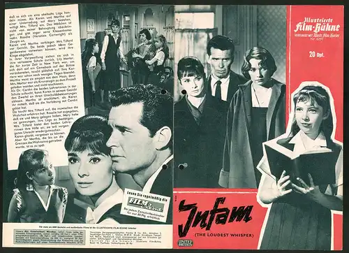 Filmprogramm IFB Nr. 6292, Infam, Audrey Hepburn, Shirley MacLaine, Regie: William Wyler