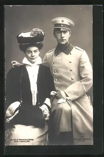 AK Kronprinz Wilhelm und Kronprinzessin Cecilie von Preussen