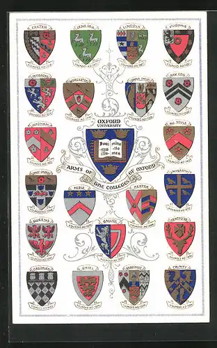 AK Wappen der Oxford University