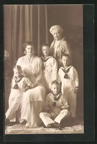 AK Kronprinzessin Cecilie, Prinz Wilhelm, Kaiserin Auguste Viktoria