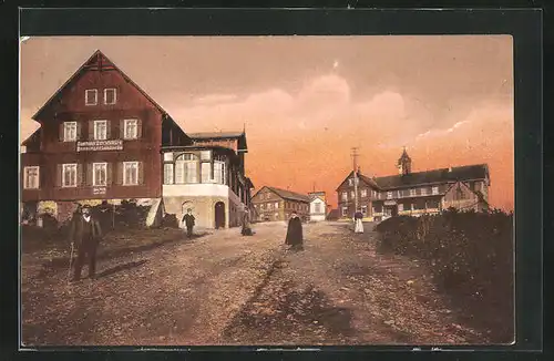 AK Grosser Feldberg i. Taunus, Die 3 Gasthäuser