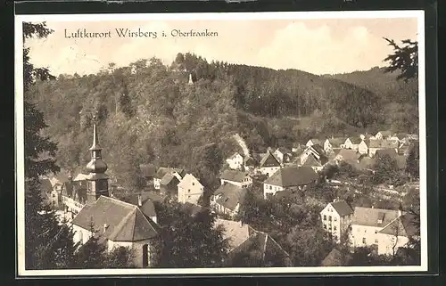 AK Wirsberg i. Oberfranken, Teilansicht mit Kirche