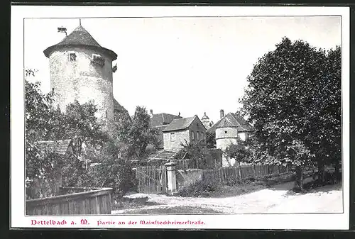 AK Dettelbach am Main, Mainstockheimer Strasse