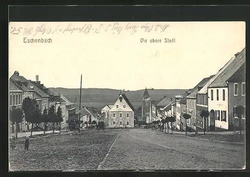AK Eschenbach, Strassenpartie obere Stadt