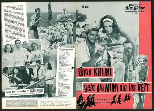 Filmprogramm IFB Nr. 6285, Ohne Krimi geht die Mimi nie ins Bett, Harald Juhnke, Heinz Erhardt, Regie: Franz Antel
