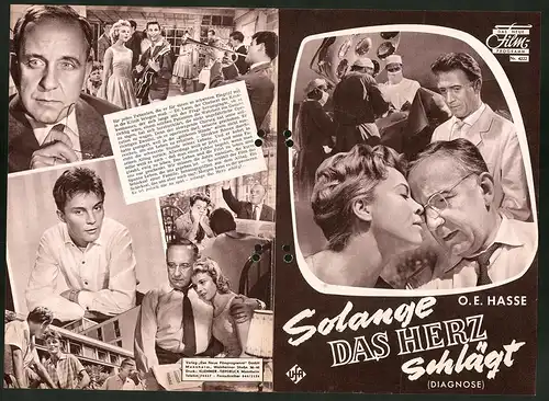 Filmprogramm DNF Nr. 4222, Solange das Herz schlägt, O. E. Hasse, Heidemarie Hatheyer, Regie: Alfred Weidenmann