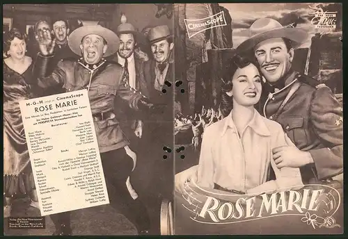 Filmprogramm DNF, Rose Marie, Ann Blyth, Howard Keel, Regie: Mervyn LeRoy