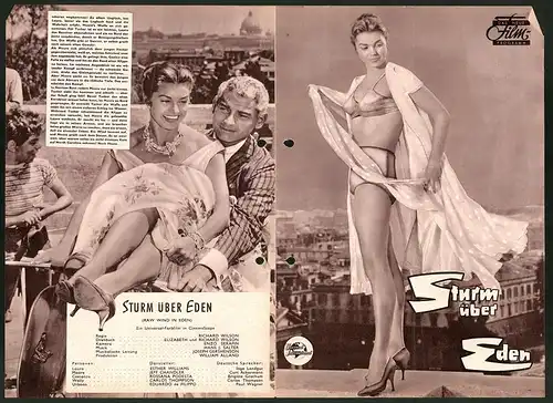 Filmprogramm DNF, Sturm über Eden, Esther Williams, Jeff Chandler, Regie: Richard Wilson