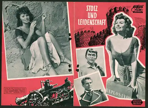 Filmprogramm DNF, Stolz und Leidenschaft, Sophia Loren, Frank Sinatra, Regie: Stanley Kramer
