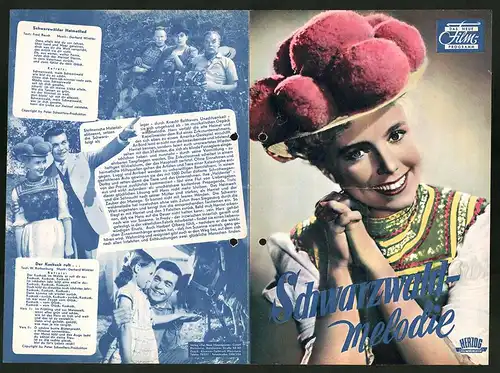 Filmprogramm DNF, Schwarwaldmelodie, Carl Wery, Siegfried Breuer jun., Regie: Geza von Bolvary