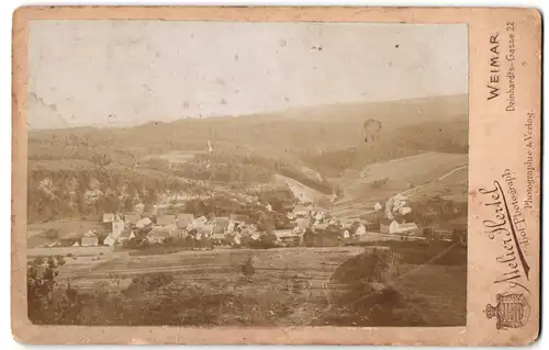 Fotografie Atelier Hertel, Weimar, Ansicht Buchfart, Panorama der Ortschaft