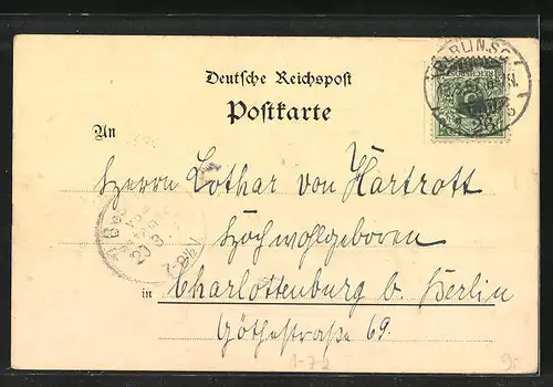 Lithographie Berlin, Enthüllung des National-Denkmals, Zur 100 jährigen Geburtstagsfeier Kaiser Wilhelm I. 1797-1897
