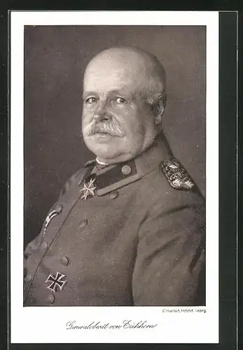 AK Generaloberst von Eichhorn in Uniform