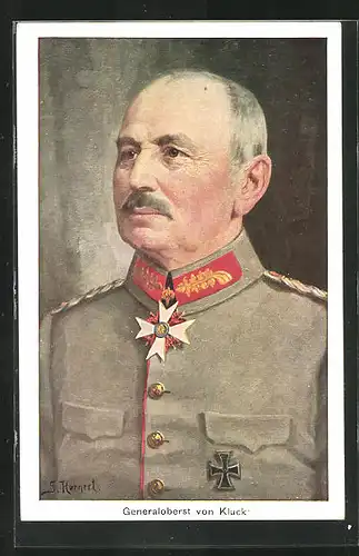 AK Generaloberst von Kluck in Uniform