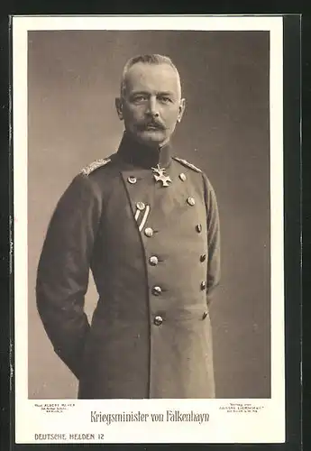 AK Kriegsminister von Falkenhayn