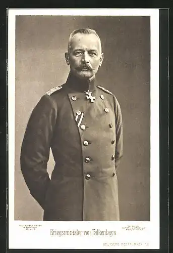 AK Kriegsminister von Falkenhayn
