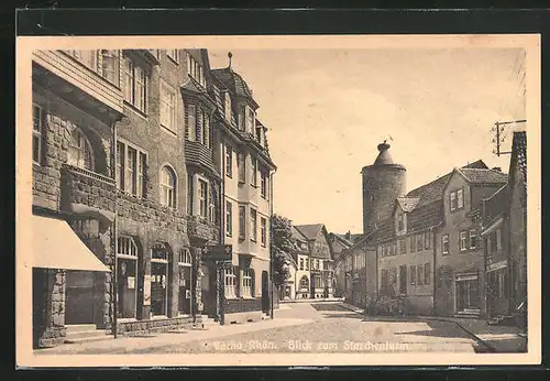 AK Vacha /Rhön, Blick zum Storchenturm