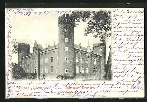 AK Kempen /Rhein, Gymnasium Thomäum