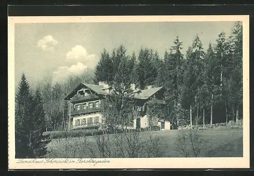 AK Berchtesgaden, Landheim Schönsicht