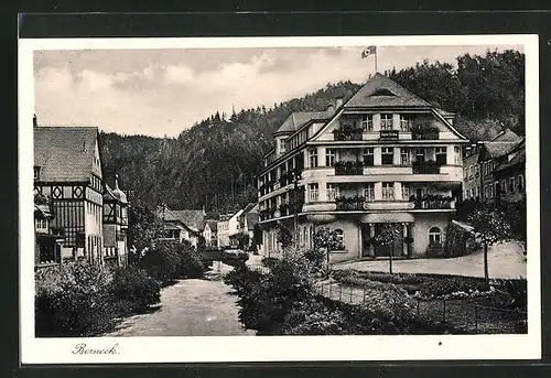 AK Berneck, Hotel Bube, Oelschnitz