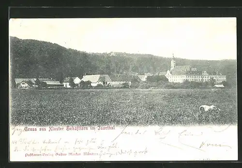 AK Schäftlarn, Kloster im Isartal