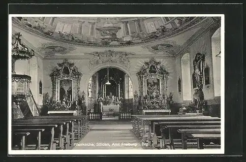 AK Sölden, Pfarrkirche, Innenansicht