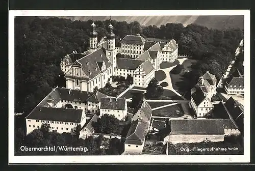 AK Obermarchtal /Württembg., Blick auf das Kloster