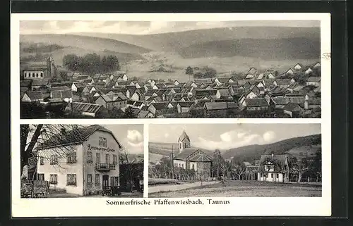 AK Pfaffenwiesbach /Taunus, Gasthaus Zur Linde von Georg Raufenbarth