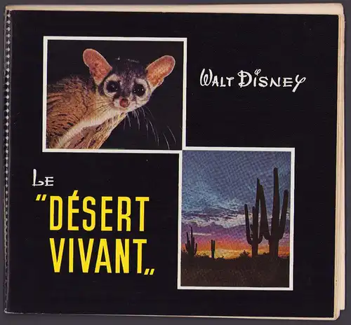 Sammelalbum 60 Bilder, Le Désert Vivant, Walt Desney, Schildkröte, Spinne, Schlange