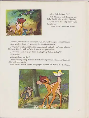 Sammelalbum 82 Bilder, Aschenbrödel, Bambi, A.G. Chocolat Tobler, Walt Disney, Märchen