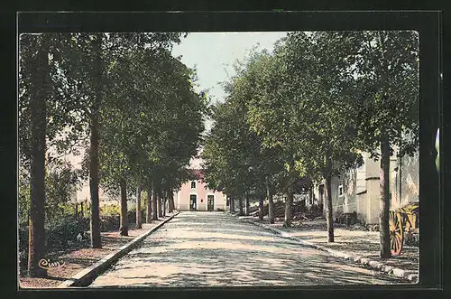 AK Noyers-sur-Serein, Avenue de la Gare