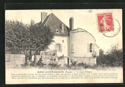AK Mont-Saint-Sulpice, Le vieux Chateau