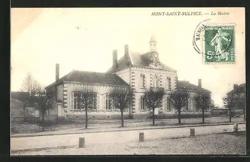 AK Mont-Saint-Sulpice, La Mairie