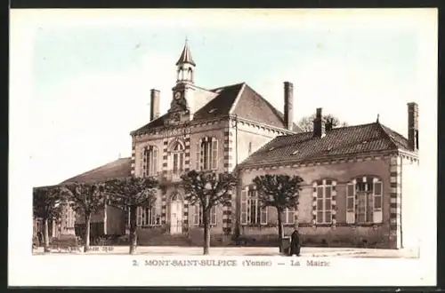 AK Mont-Saint-Sulpice, La Mairie