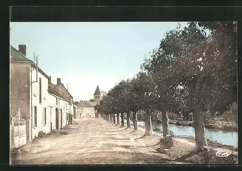 AK Ligny-le-Chatel, Le Faubourg